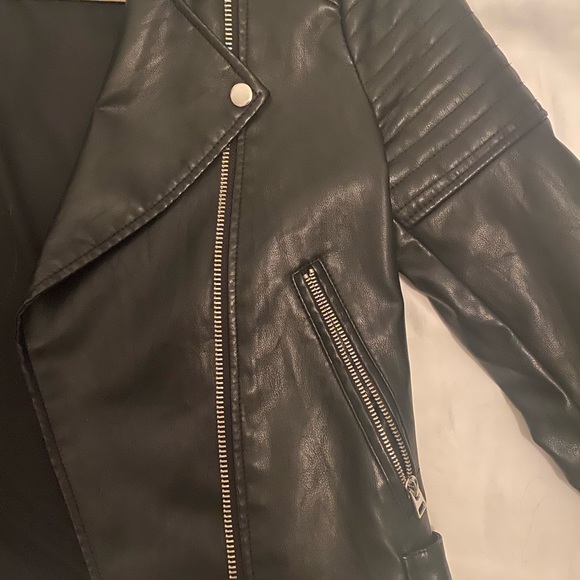 TOPSHOP Faux Leather Jacket - Picture 4 of 4